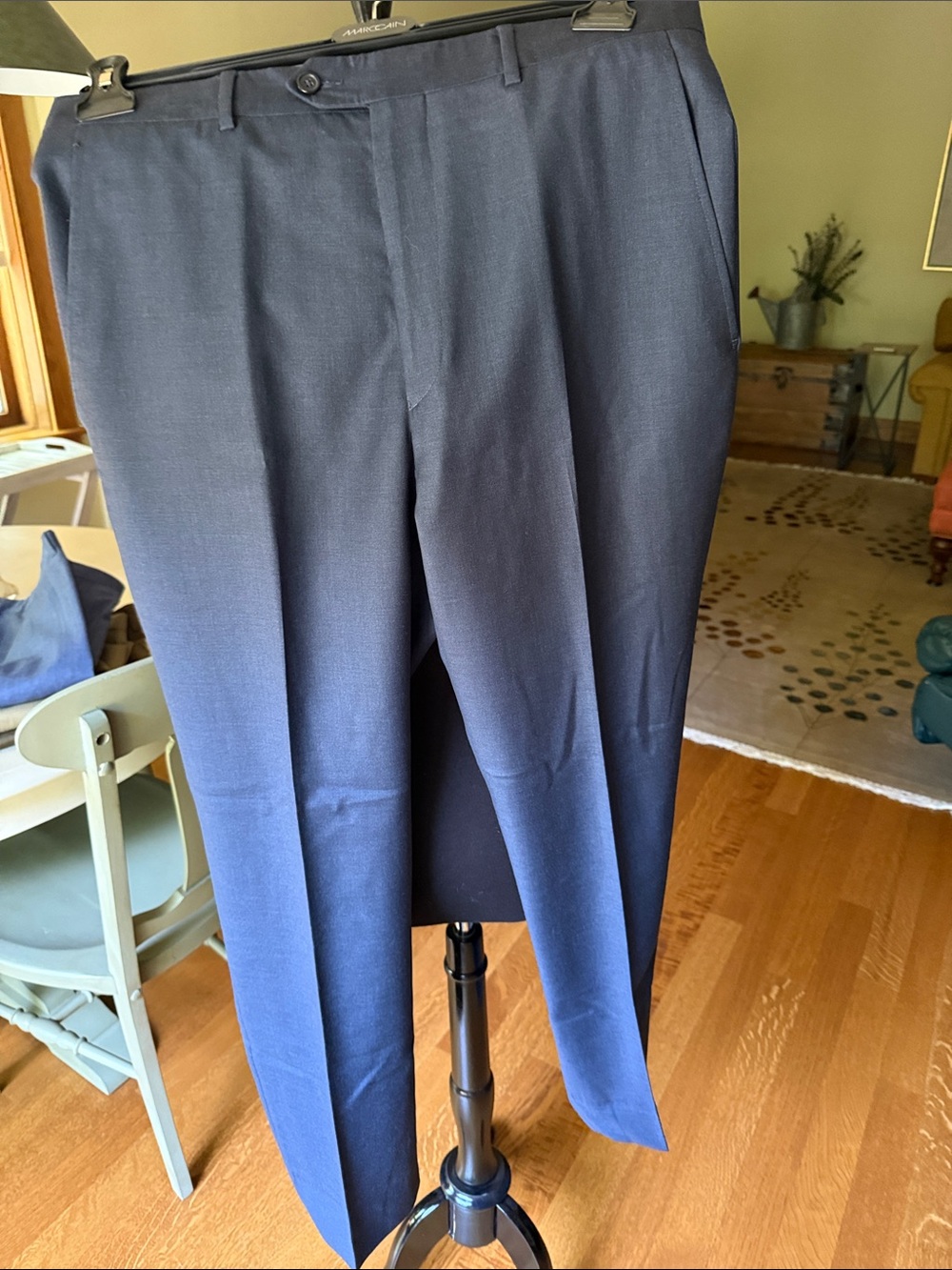 Santorelli Medium Blue Luxury Serge Trousers